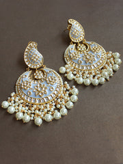 Amritsar Earrings-Grey