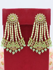 Aamira Earrings-Mint Green