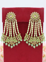 Aamira Earrings-Mint Green