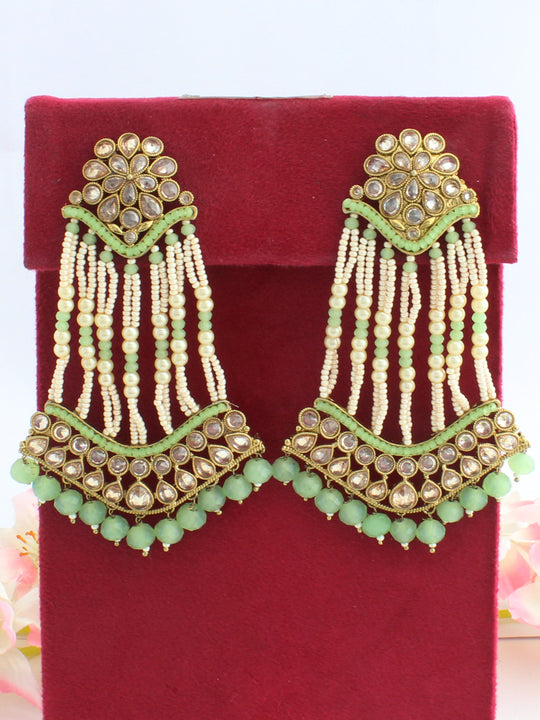 Mauli Earrings mint green