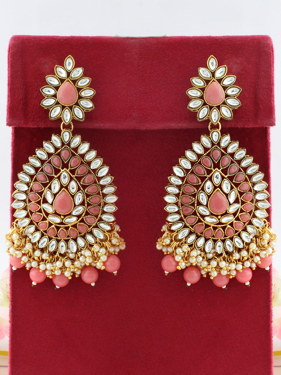Saba Earrings-Pink 