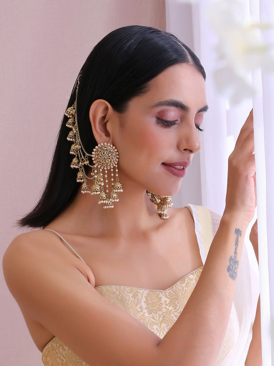 Bridal Mango Design Ear Cuffs - Arshis - Buy Traditional and Fashion south  India Jewels