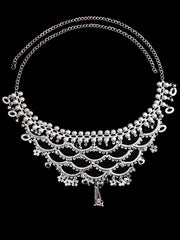 Poorvi Waist Chain-Silver
