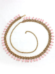Rubina Waist Chain-Pastel Pink