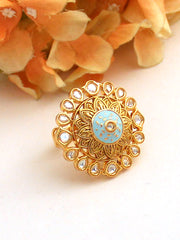 Gwalior Ring-Turquoise
