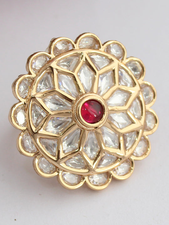 Divya Ring-Maroon