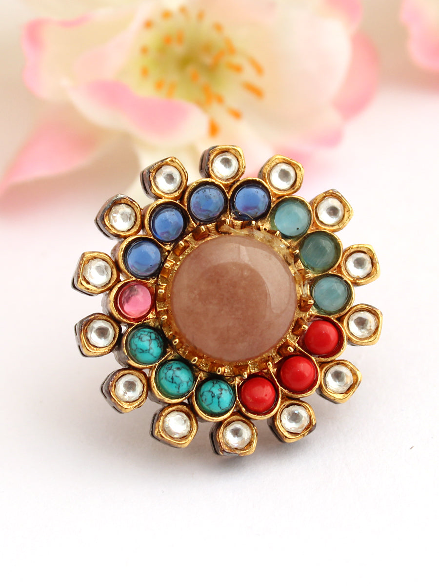 Gayatri Ring-Multicolor