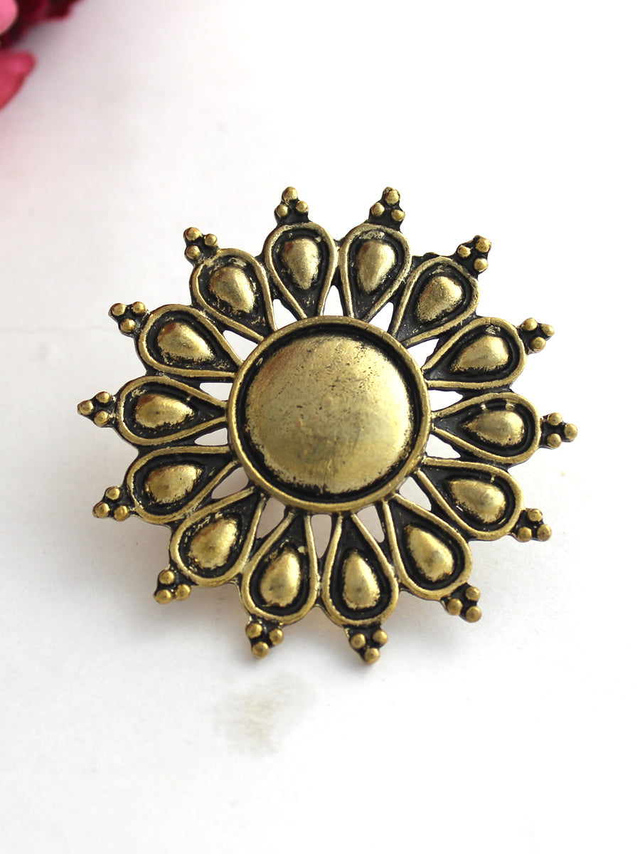 Sialkot Ring-Antique  Golden