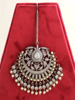 Lavanya Maang Tikka-Silver