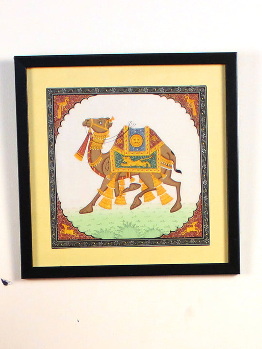 Royal Mughal Camel Painting