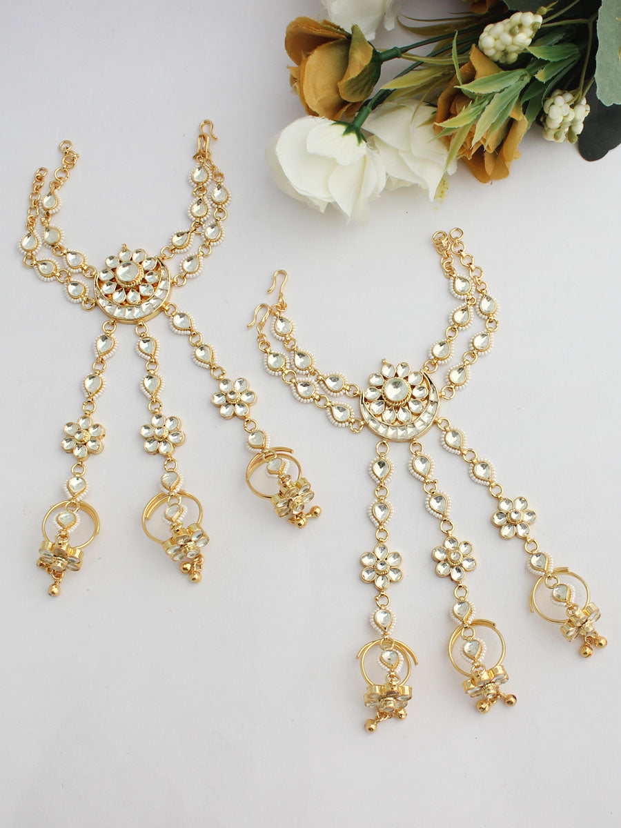 Jaisalmer Hand Harness/Bracelet - Golden