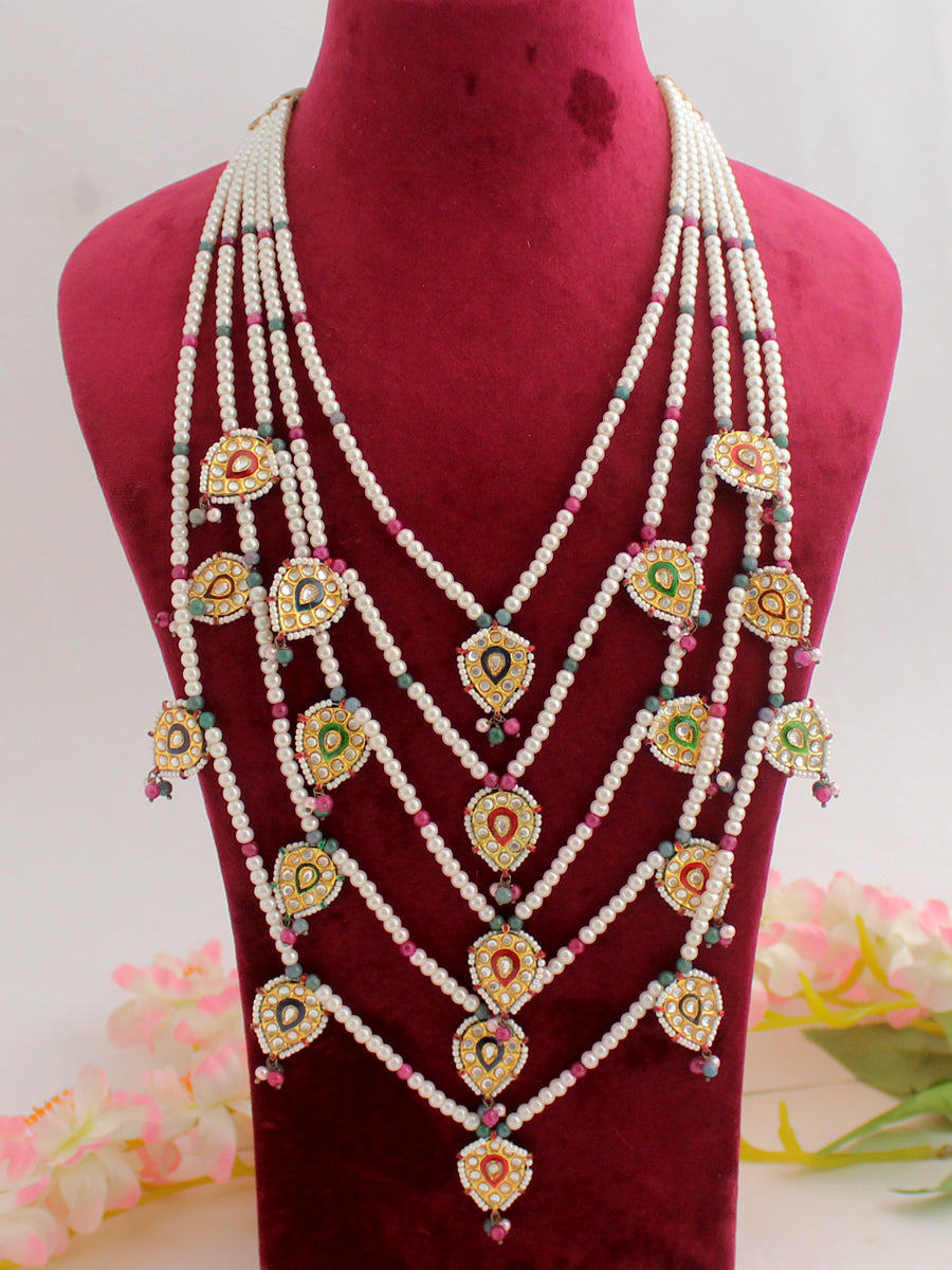 Samiya Layered Necklace-Multicolor
