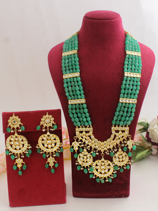 Vasundhara Necklace Set -Green