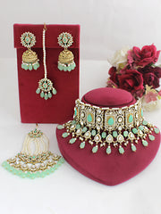 Asmara Necklace Set-Mint Green