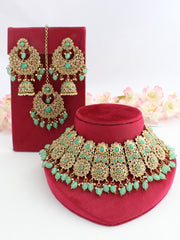 Jasmine Necklace set-Mint Green