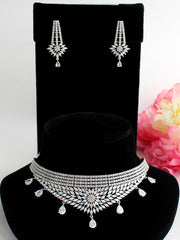 Orlando Necklace Set-Silver