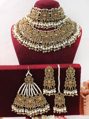 Shahida Necklace Set-golden