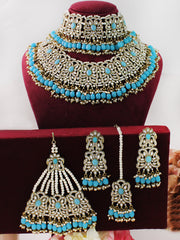 Shahida Necklace Set-Turquoise