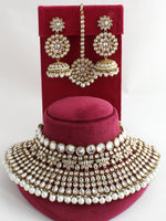 Rabia Necklace Set-White