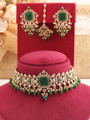 Vamika Necklace Set - Green