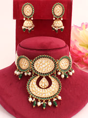 Sialkot Necklace Set-Green