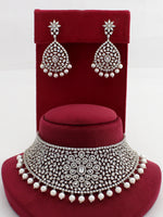 Spain Necklace Set-Silver