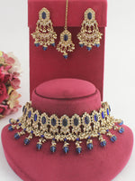 Akira Necklace Set-Blue