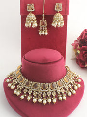 Khushi Necklace Set-Golden