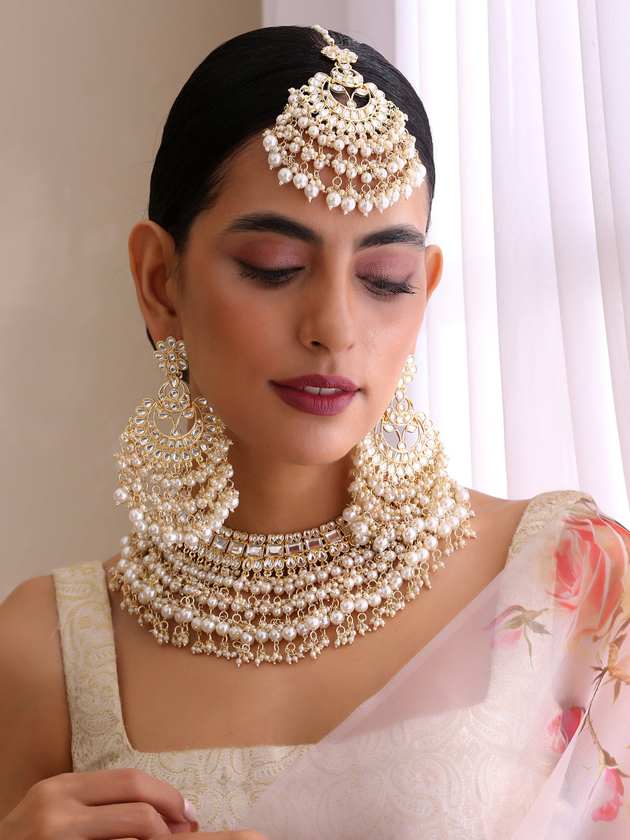 Wedding choker on sale necklace set