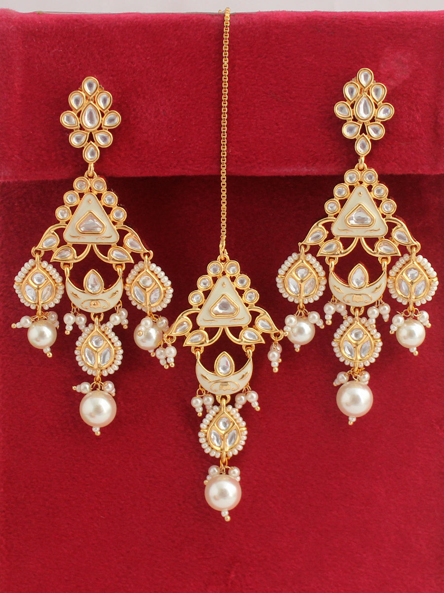 Ludhiana Necklace Set-Ivory