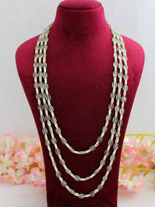 Adira Layered Necklace-Mint Green