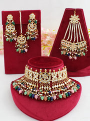 Mehrish Necklace Set-Multicolor