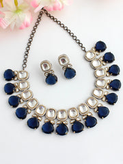 Miami Necklace Set-Blue