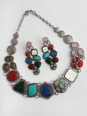 Turkey Necklace Set-Multicolor