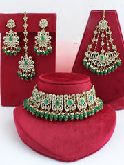 Nargis Necklace Set-Green