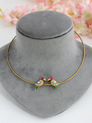 Mewar Hasli Necklace-Multicolor