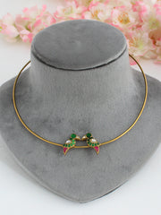 Mewar Hasli Necklace-Multicolor