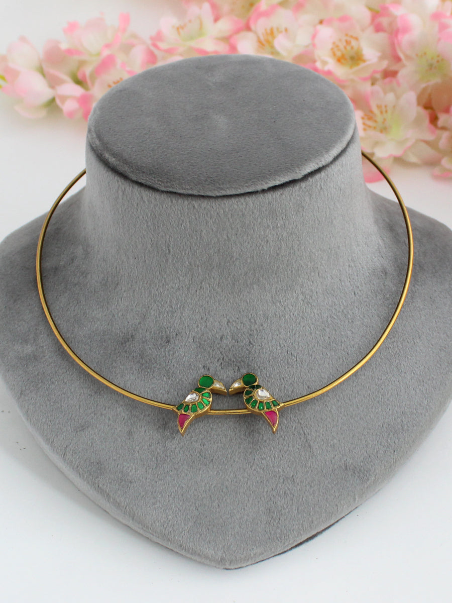 Mewar Hasli Necklace-Multicolor