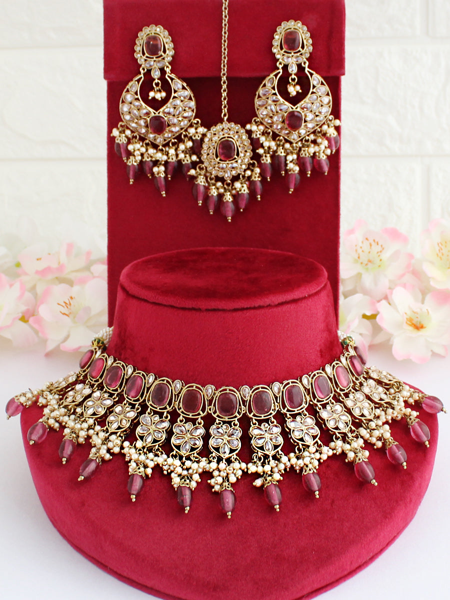 Rubina Choker Necklace Set