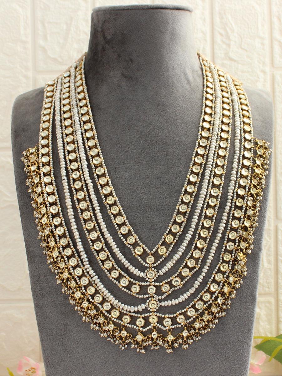 Peshawar Layered Necklace-Golden