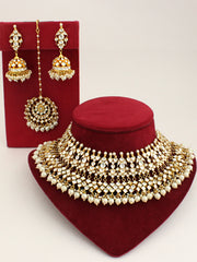 Aashvi Necklace Set-White