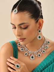 Maysha Necklace Set-Green