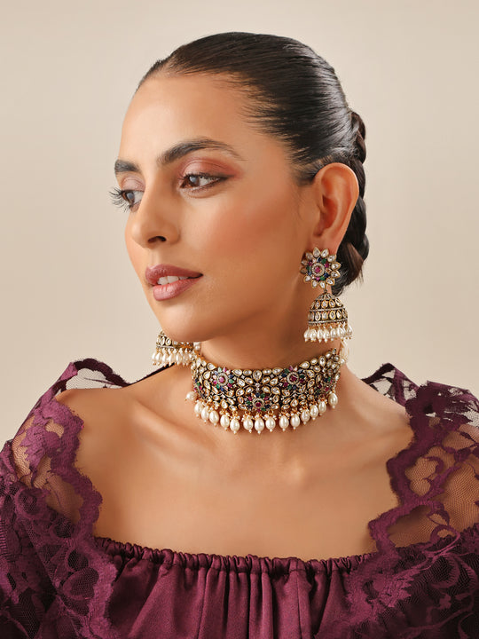 Razia Choker Necklace Set