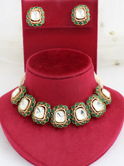 Mirisha Neckace Set-Green