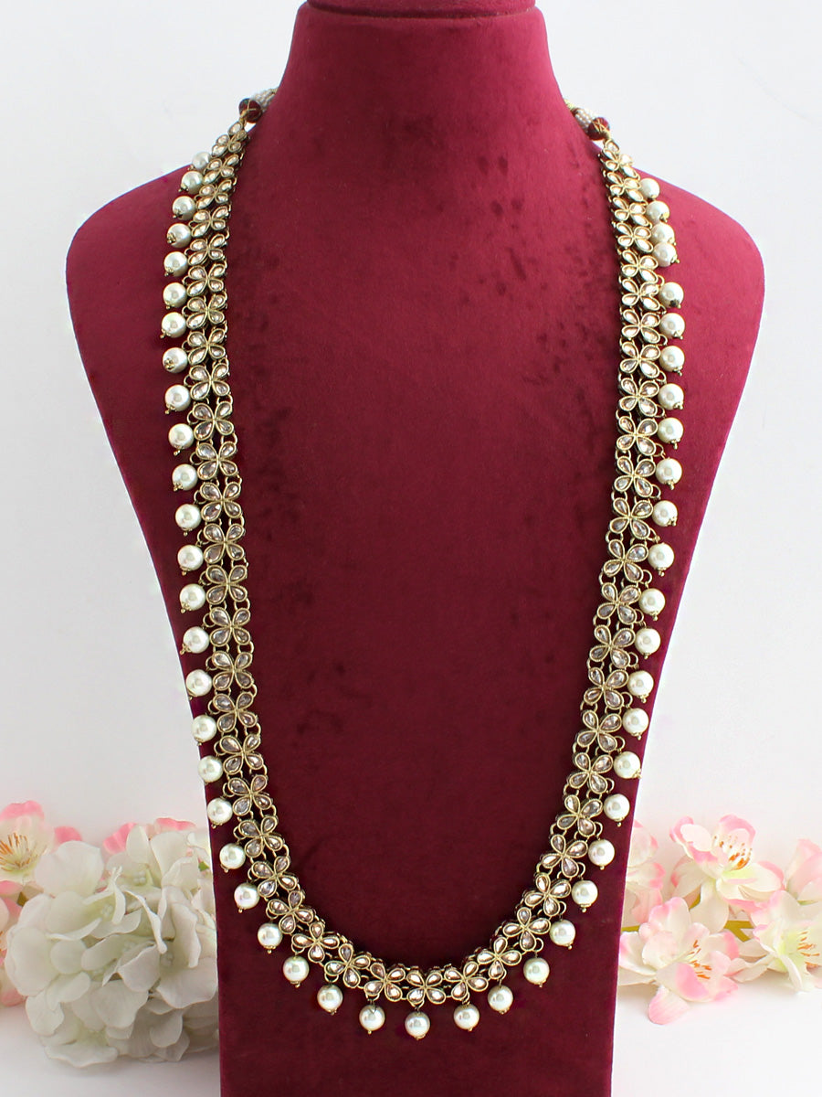 Rubina Mala Necklace-pearl